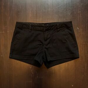 Volcom Black Women's Cotton Blend Shorts, size 26